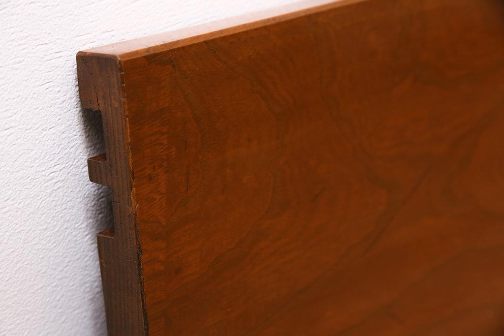 ビンテージ雑貨 昭和中期 DIY素材におすすめな杢目の美しいケヤキ材一