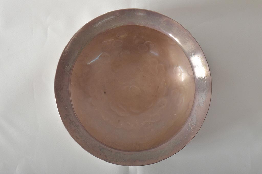 木村清雲 南鐐伝来建水 純銀 約353g 茶道具(R-045305