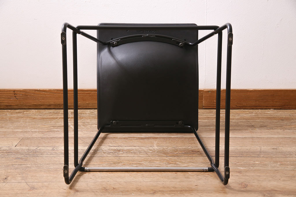 中古　スペイン　Viccarbe(ヴィッカルベ)社　LAST MINUTE Medium Stool　軽やかなデザインがかっこいいスツール(チェア、椅子、カッシーナ、Cassina)(定価約8万円)(R-045407)