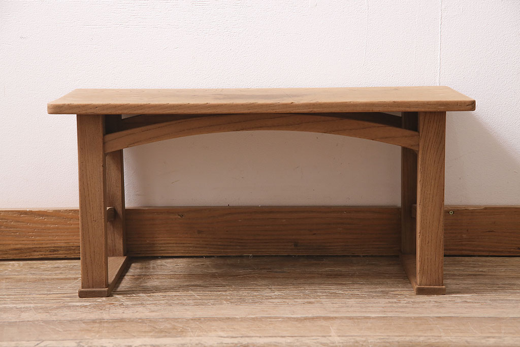 アンティーク家具 昭和初期 ストリップド(剥離) 総ケヤキ材