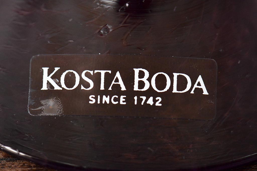 北欧　KOSTA　BODA(コスタボダ)　ワイングラス2客(R-045780)