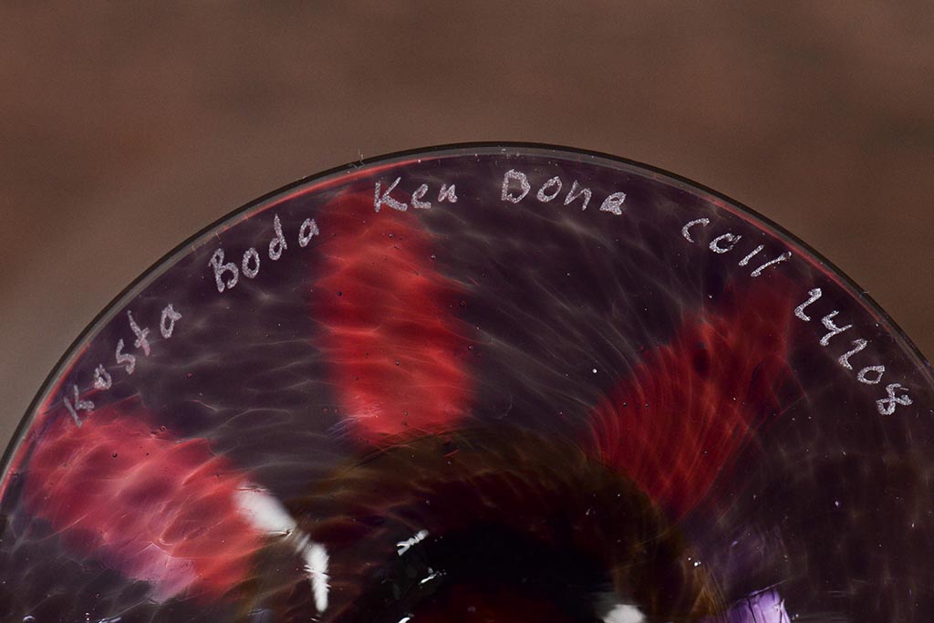 北欧　KOSTA　BODA(コスタボダ)　ワイングラス2客(R-045780)