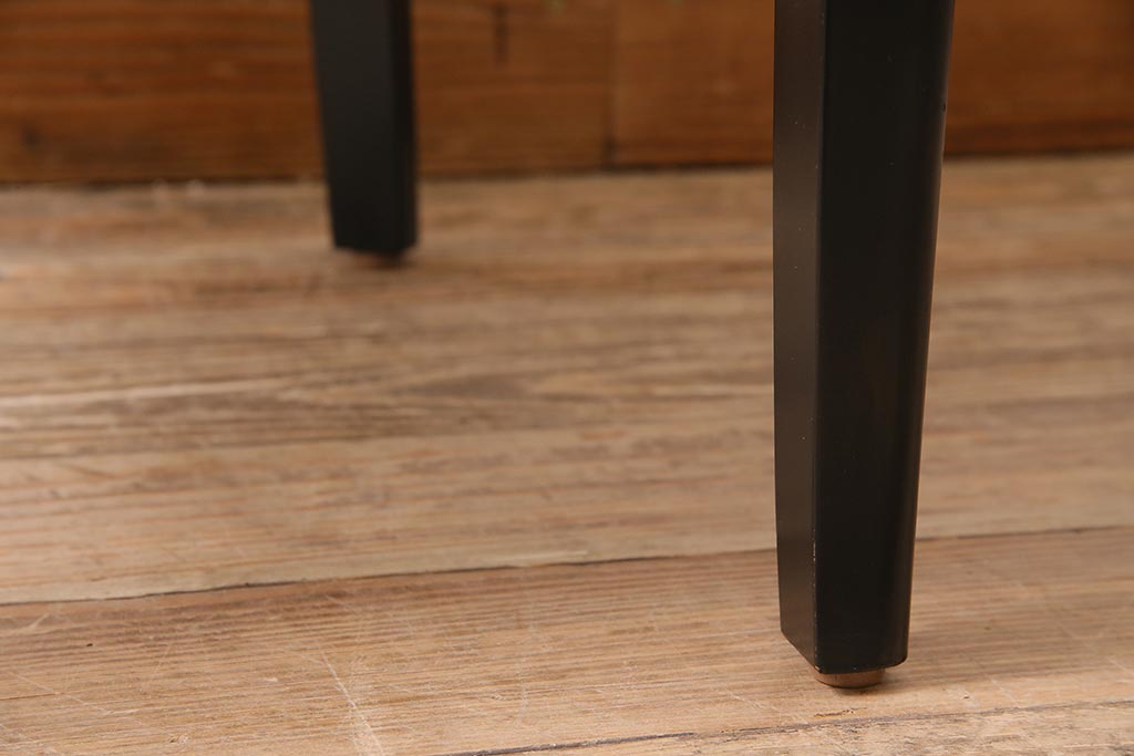 ヴィンテージ家具　ドイツ　WK WOHNEN　黒を基調としたモダンなデザインのチェア(ダイニングチェア、ビンテージ)(R-045795)