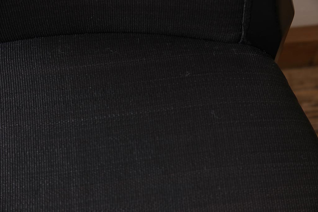 ヴィンテージ家具　ドイツ　WK WOHNEN　黒を基調としたモダンなデザインのチェア(ダイニングチェア、ビンテージ)(R-045796)