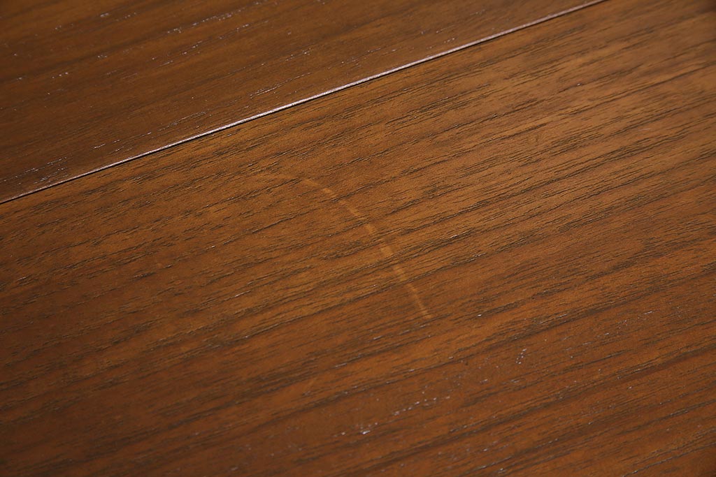 ヴィンテージ家具　北欧ビンテージ　G-PLAN(ジープラン)　チーク材　圧迫感が感じにくいオーバル型のエクステンションテーブル(ダイニングテーブル)(R-045804)