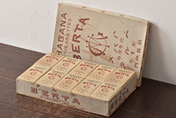 アンティーク雑貨　昭和中期　シャビー質感がお洒落なアイアン製のカゴ(小物入れ、バスケット)(2)