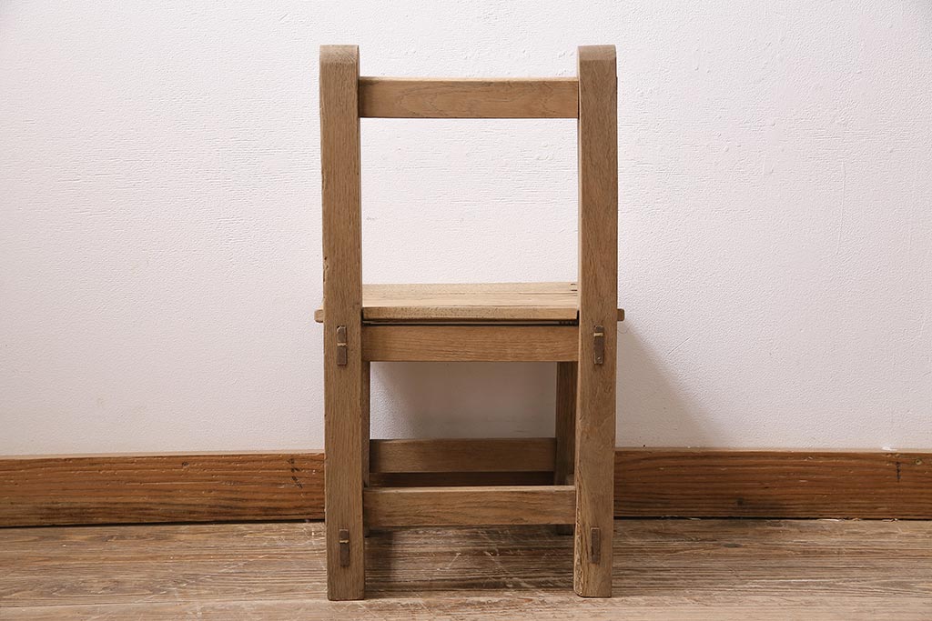 アンティーク家具 昭和初期 ストリップド(剥離) カシ材 懐かしさ