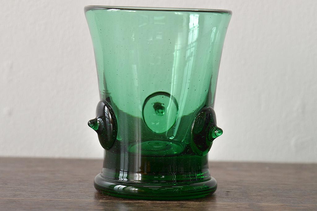 船木倭帆(Shizu)　グラス2点(吹きガラス、作家物、コップ、タンブラー)(R-045962)