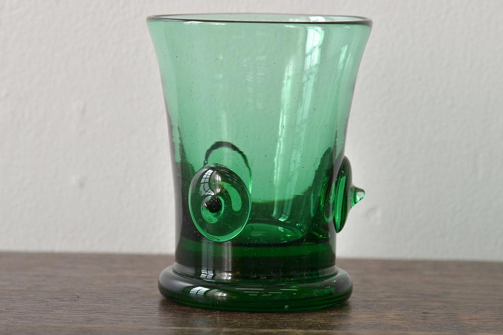 船木倭帆(Shizu)　グラス2点(吹きガラス、作家物、コップ、タンブラー)(R-045963)