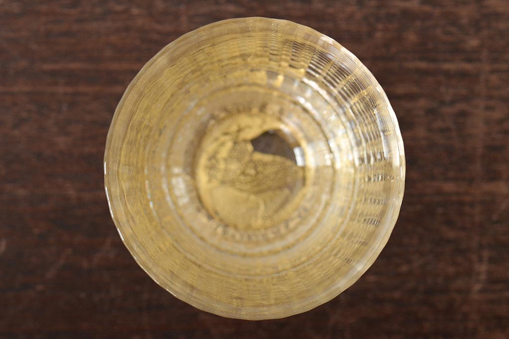 ベネチアンガラス　金箔グラス6客(タンブラー、コップ)(R-045968)