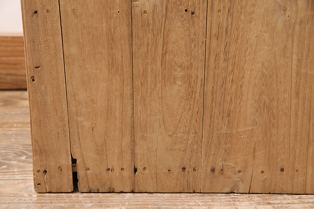 アンティーク家具　明治大正期　ストリップド(剥離)　総桐材　柔らかな木肌が魅力的な小箪笥(小物収納、引き出し)(R-046042)