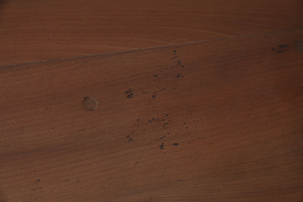 アンティーク家具　昭和中期　ペイント　メンズライクなお部屋に似合う文机(座机)(R-046064)