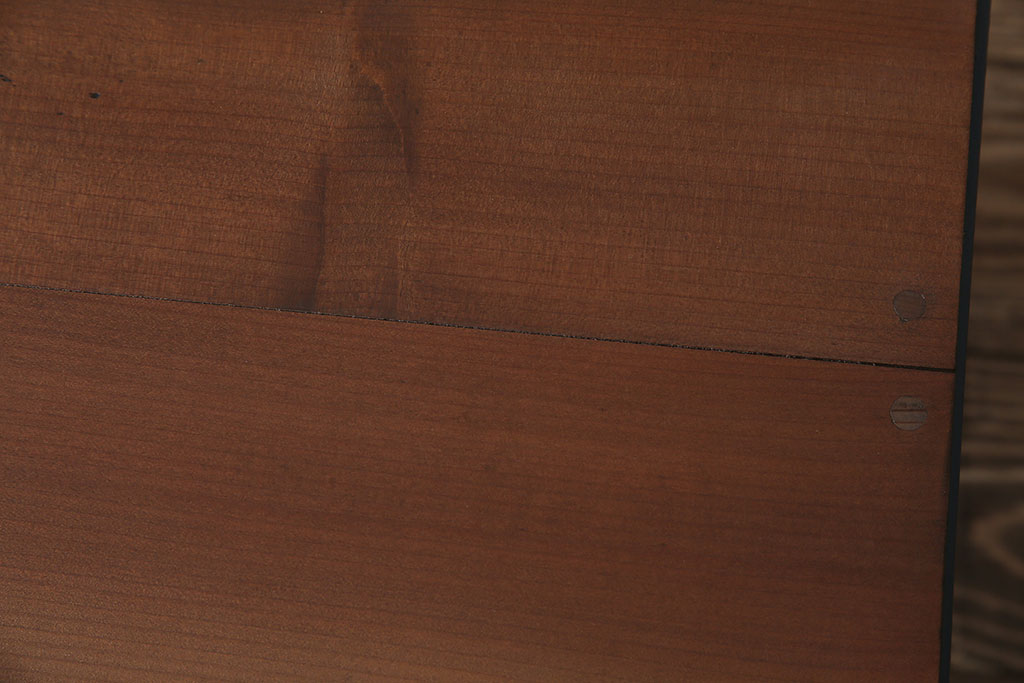 アンティーク家具　昭和中期　ペイント　メンズライクなお部屋に似合う文机(座机)(R-046064)