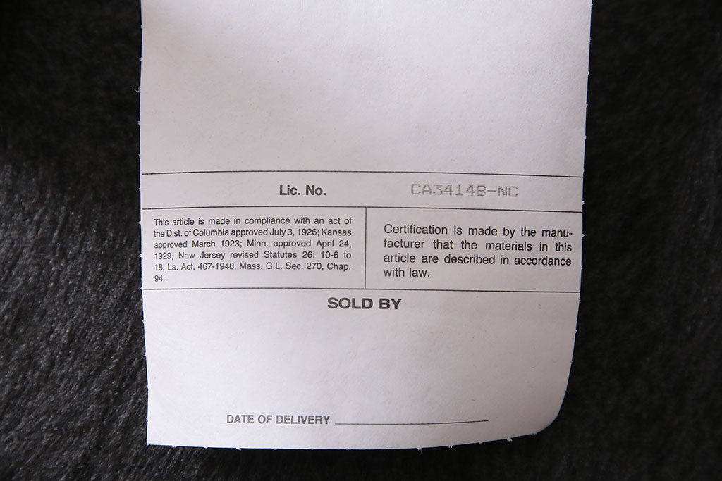 中古　アメリカ製　EJ Victor　優雅なフォルムのハイバックチェア(アームチェア、椅子)(R-046085)