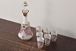 イギリス　WEDGWOOD(ウェッジウッド)　FLORENTINE TURQUOISE(フロレンティーン ターコイズ)　上品な佇まいのティーカップ&ソーサー4客セット(グロテスク文様、フルーツ、果物、ピオニー、C&S、洋食器、英国)(R-081218)