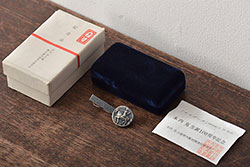 木内克　銀製ネクタイピン(100周年記念、アマゾーヌ、レリーフ、彫刻家)(R-046177)