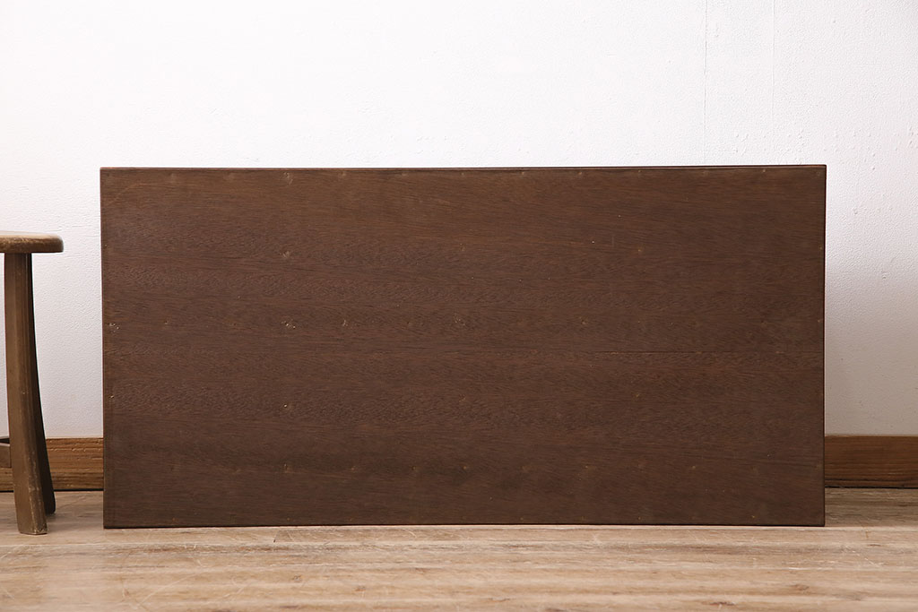 ラフジュ工房オリジナル　古材リメイク　2×4マス　やさしい色合いのパタパタ収納棚(マス目棚、戸棚)(R-046282)