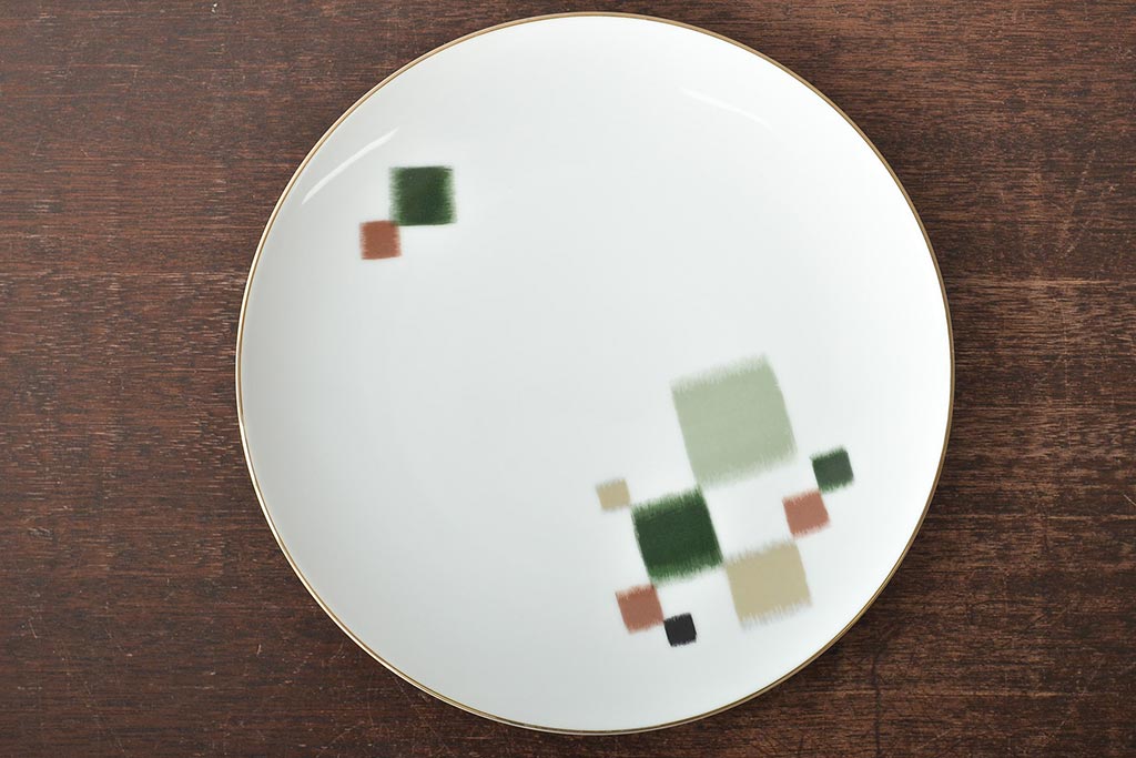 昭和レトロ　古いノリタケ　Noritake　急須・皿8枚(プレート、中皿、大皿、洋食器)(R-046481)