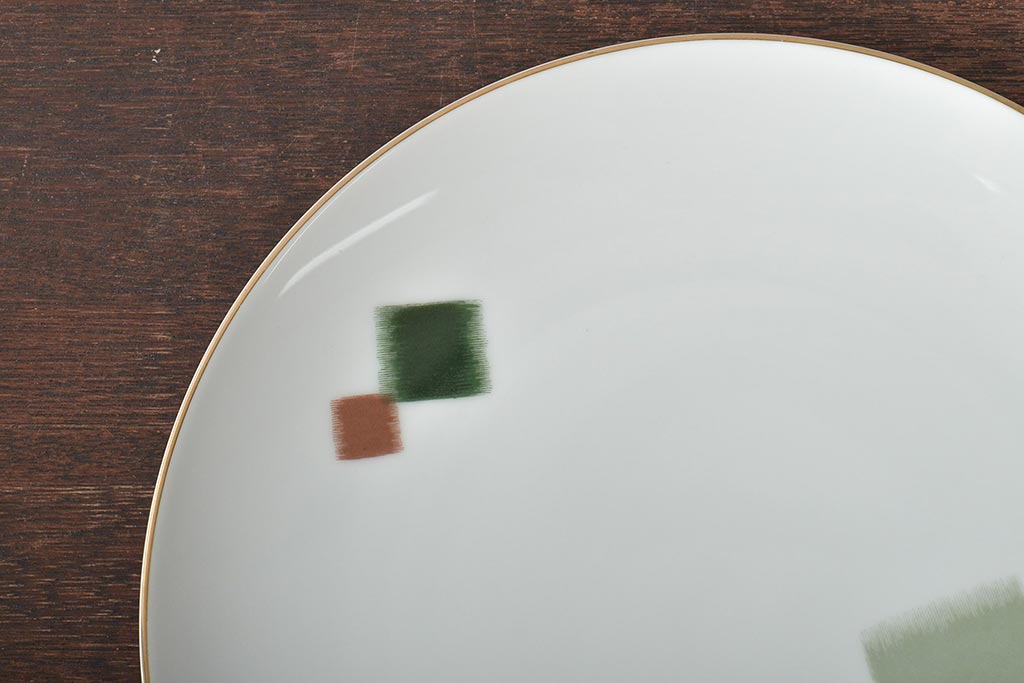 昭和レトロ　古いノリタケ　Noritake　急須・皿8枚(プレート、中皿、大皿、洋食器)(R-046481)