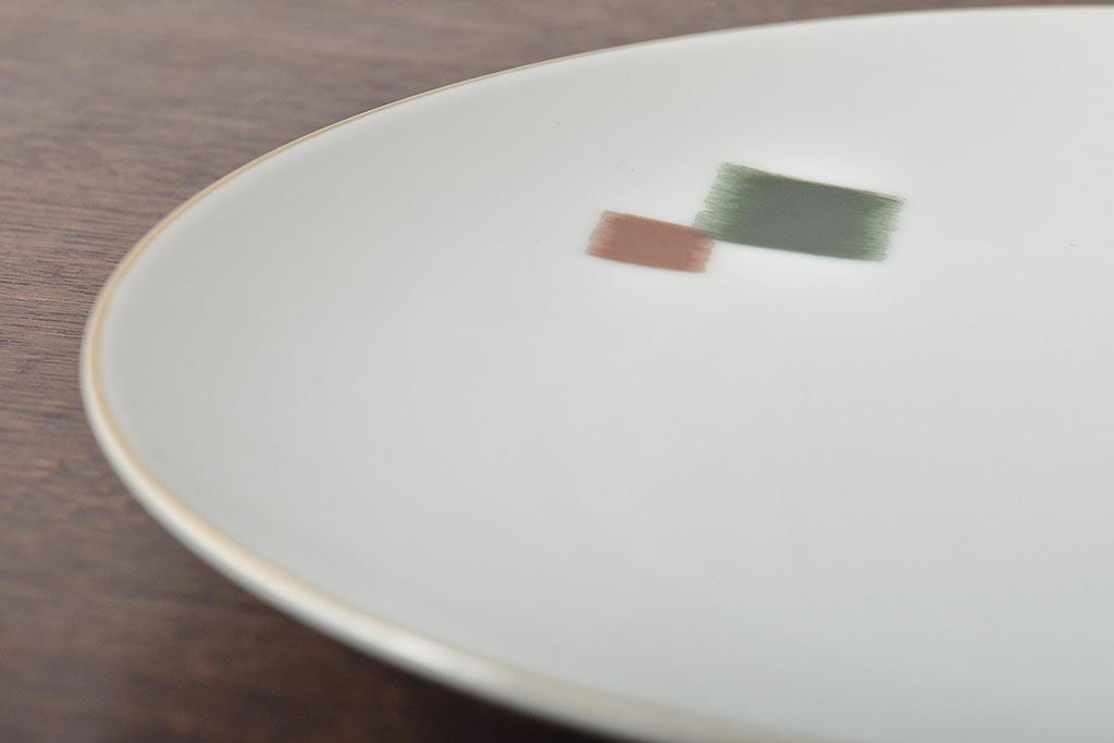 昭和レトロ　古いノリタケ　Noritake　急須・皿8枚(プレート、中皿、大皿、洋食器)(R-046481)