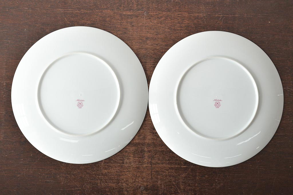 昭和レトロ　古いノリタケ　Noritake　急須・皿8枚(プレート、中皿、大皿、洋食器)(R-046481)