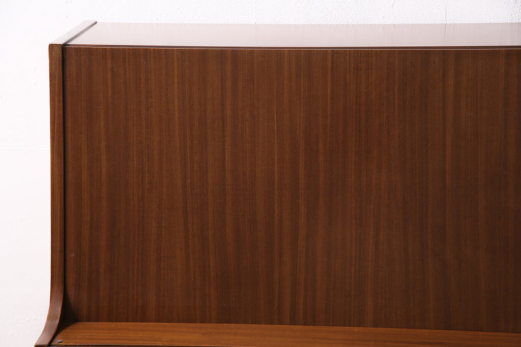 ヴィンテージ家具　北欧　デンマーク　チーク材　ライティングビューロー(デスク、机、在宅ワーク、在宅用ビンテージ)(R-046505)