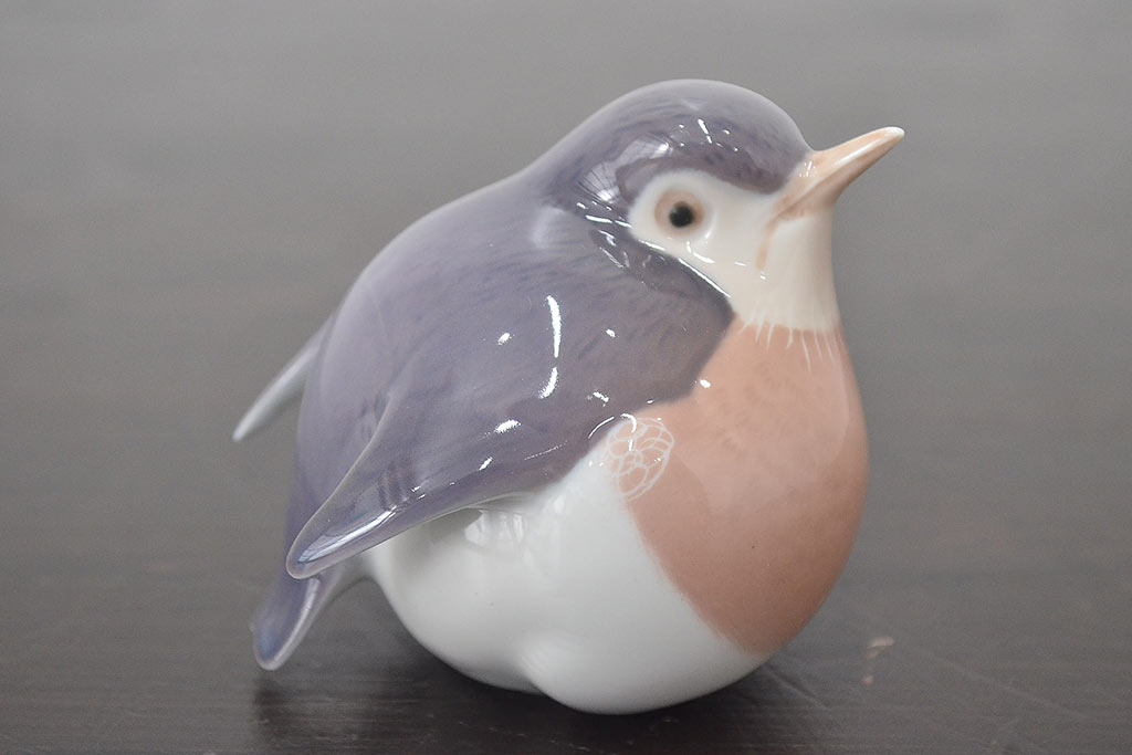 デンマーク　ロイヤルコペンハーゲン　Royal Copenhagen　小鳥　フィギュリン　置物(R-046565)