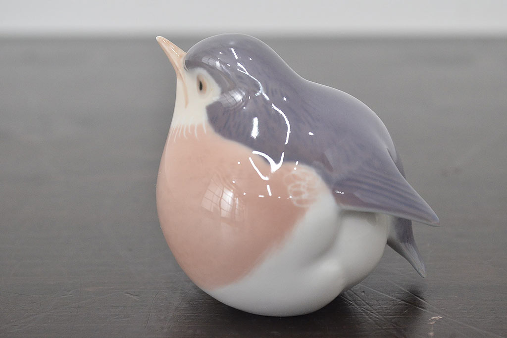 デンマーク　ロイヤルコペンハーゲン　Royal Copenhagen　小鳥　フィギュリン　置物(R-046565)