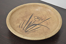 江戸期　伊万里　染付　線描　花唐草　松竹梅文　約10cm　3.2寸　一筆一筆丁寧な職人の絵付けが見事な小皿5枚セット(和皿、和食器、三寸二分)(R-073122)