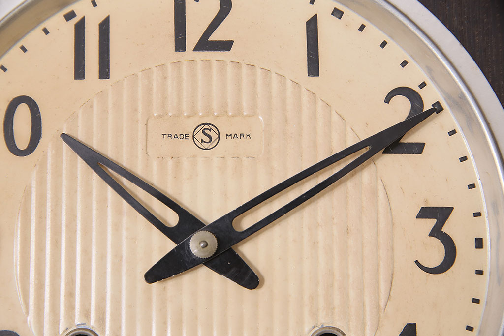 アンティーク時計　昭和中期　精工舎(SEIKOSHA、セイコー)　ゼンマイ式　21DAY　木の温かみを感じるレトロな柱時計(掛け時計、振り子時計)(R-046733)