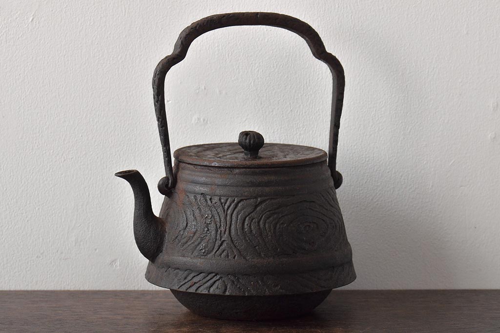 大正〜昭和初期　南部保寿堂　鉄瓶(茶道具)(R-046737)