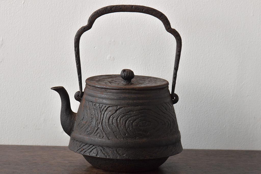 大正〜昭和初期　南部保寿堂　鉄瓶(茶道具)(R-046737)