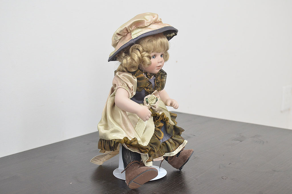 CASCO　ビスクドール　Cadeaux　Porcelain　doll　陶器人形(R-046773)