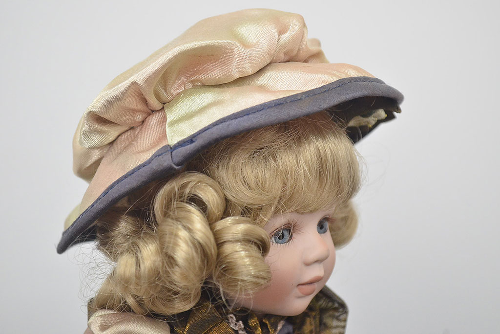 CASCO　ビスクドール　Cadeaux　Porcelain　doll　陶器人形(R-046773)