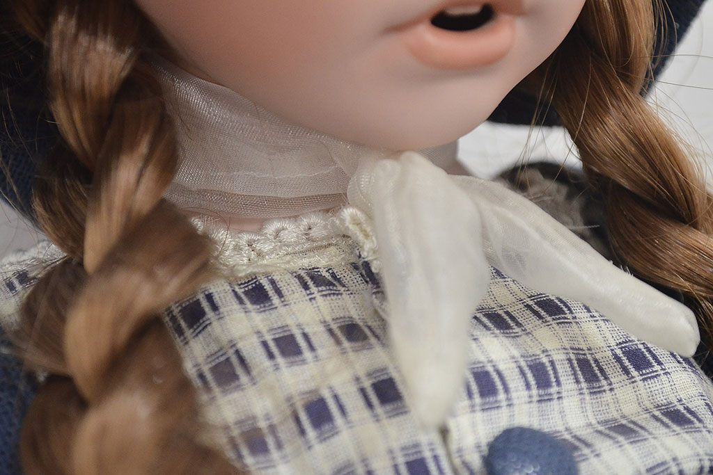 CARINE　ビスクドール　POUPEE　PORCELAINE　人形(R-046774)