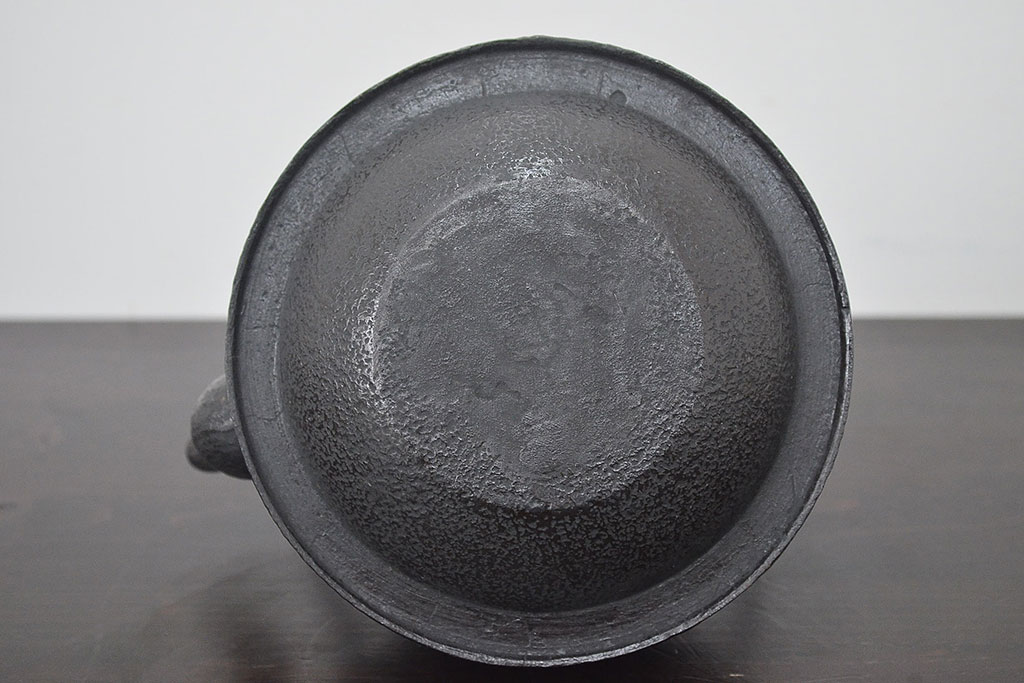 南部盛岡 利祥銘 鉄瓶(牡丹、草花文、茶道具)(R-046790