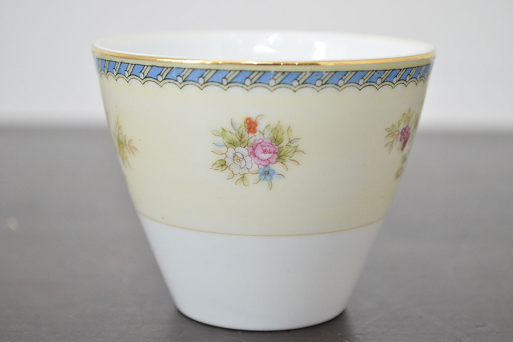 昭和中期　花柄　ノリタケ　Noritake　カップ&ソーサー6客　箱付(R-046799)