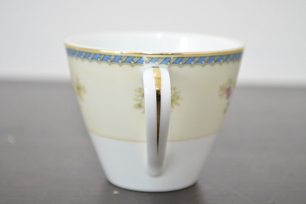 昭和中期　花柄　ノリタケ　Noritake　カップ&ソーサー6客　箱付(R-046799)