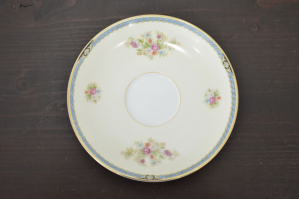 昭和中期　花柄　ノリタケ　Noritake　カップ&ソーサー6客　箱付(R-046799)