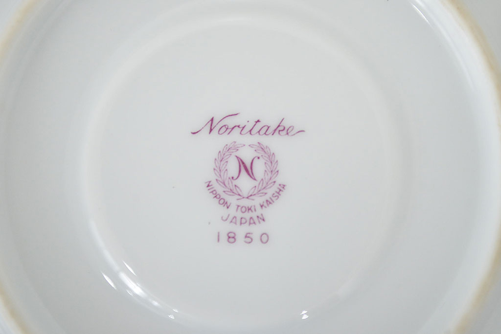 昭和中期　花柄　ノリタケ　Noritake　カップ&ソーサー6客　箱付(R-046799)