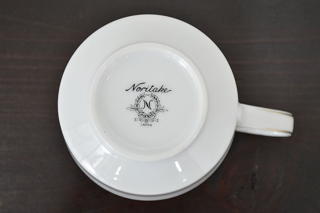 昭和中期　ノリタケ　Noritake　カップ&ソーサー6客(日本陶器)(R-046805)