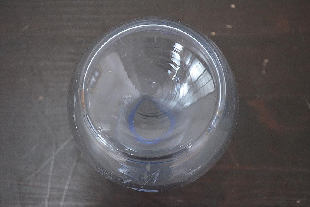 昭和レトロ　花柄　切子　水注(水次、グラス、コップ)(R-046820)