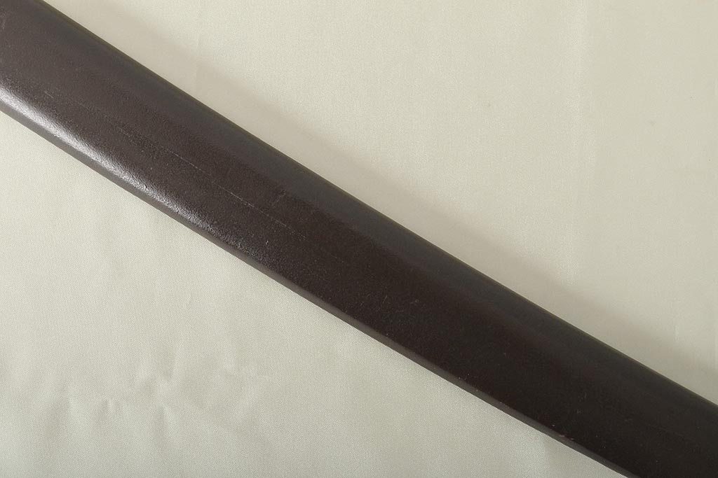 旧日本軍　九八式軍刀鞘(鉄鞘、刀装具、陸軍)(R-046868)