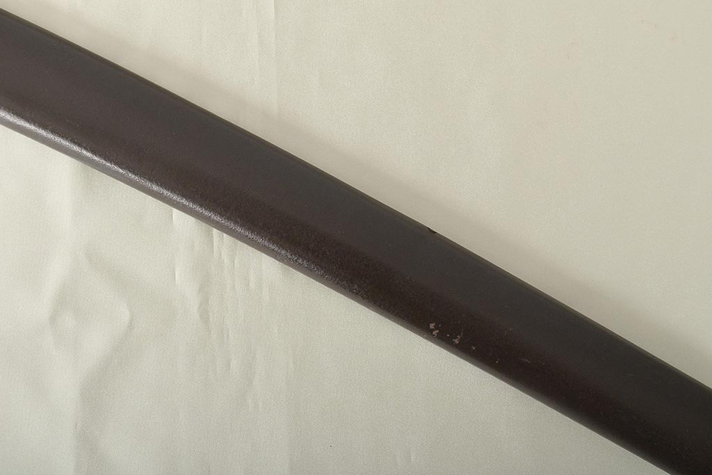 旧日本軍　九八式軍刀鞘(鉄鞘、刀装具、陸軍)(R-046868)