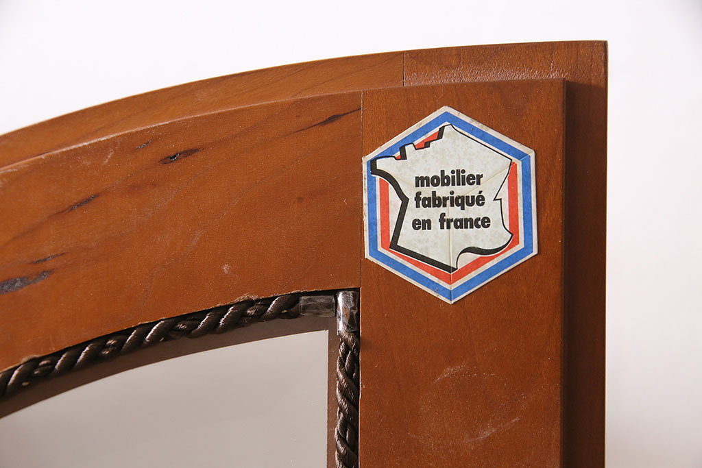 中古　フランス　輸入家具　優美な佇まいが素敵なキャビネット(定価約38万円)(収納棚、本箱、ブックケース)(R-046920)