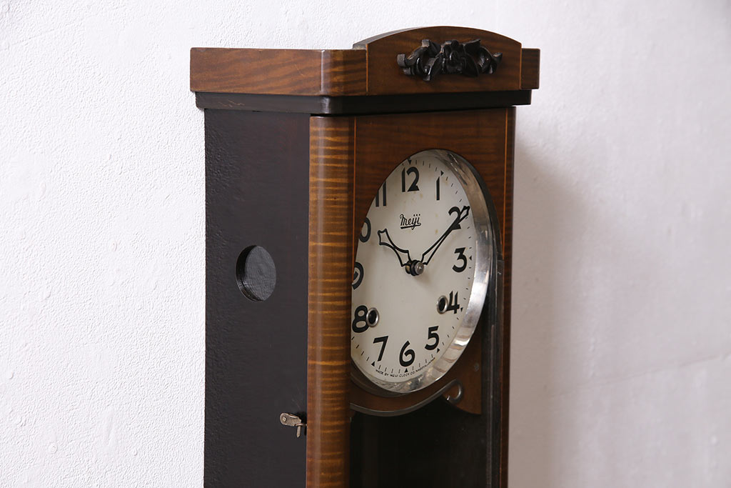 ヴィンテージ時計 昭和中期 Meiji(明治時計社) ゼンマイ式 クラシカル 