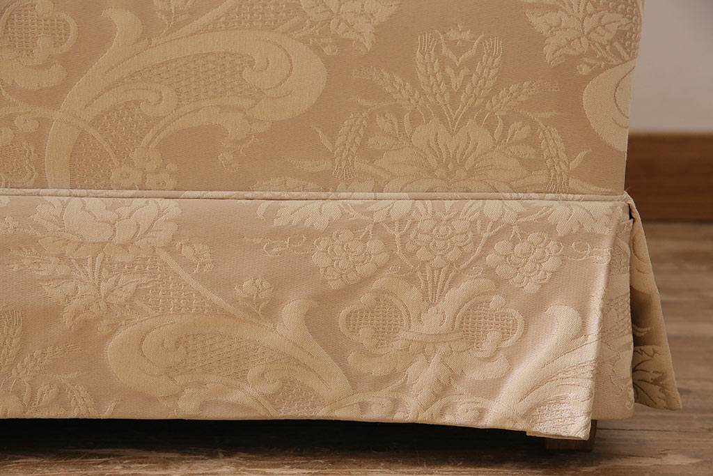 中古　DREXEL HERITAGE(ドレクセルヘリテイジ)　Upholstery(アップホルスタリー)　優美なひとときを演出する1人掛けソファ(定価約62万円)(シングル、アームソファ、チェア)(R-047111)