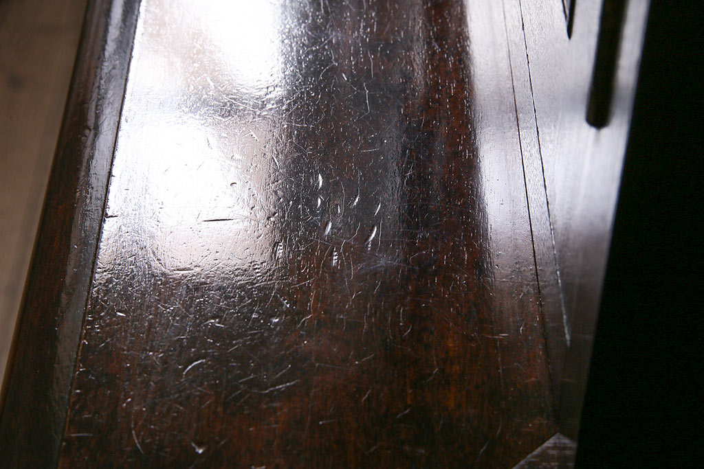 中古　松本民芸家具・310型食器棚　桜材の深みのある色合いが美しい食器棚(収納棚、キャビネット)(R-047146)