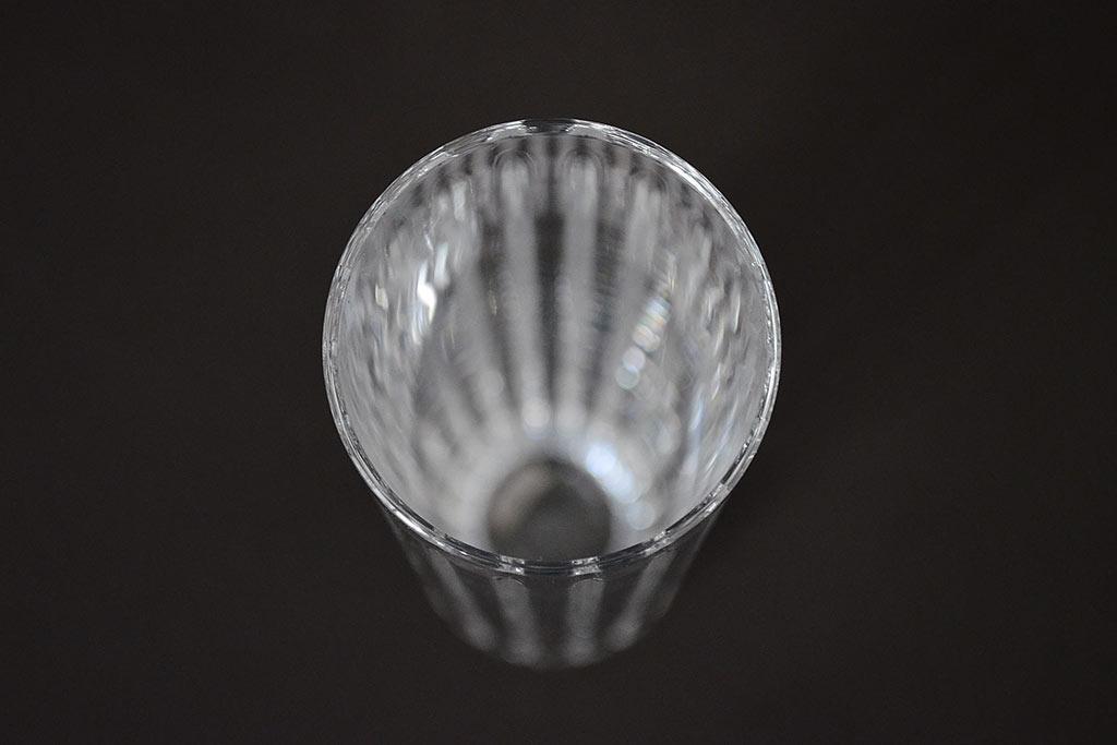 フランス　バカラ　フラワーベース19.5cm(Baccarat、フルレッドクリスタルガラス、花瓶、花器)(R-047152)