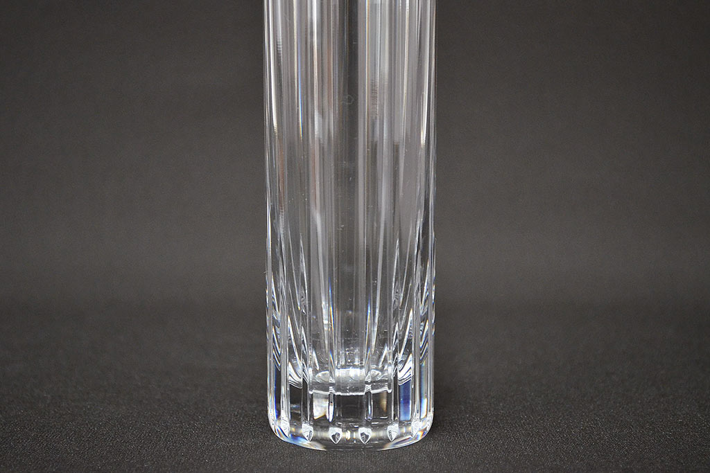 フランス　バカラ　フラワーベース19.5cm(Baccarat、フルレッドクリスタルガラス、花瓶、花器)(R-047152)